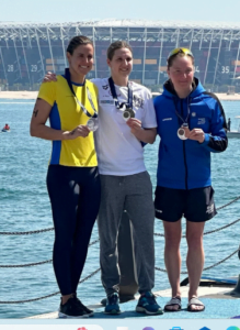 Mostrar pódio de brasileira no Mundial