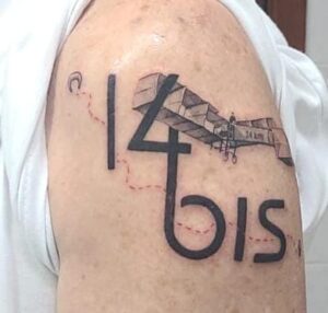 mostrar tatuagem da 14 bis